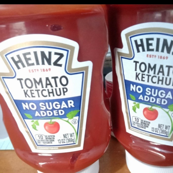 

Heinz Tomato Ketchup No D Sugar 369Gr Sauce Saus Tomat