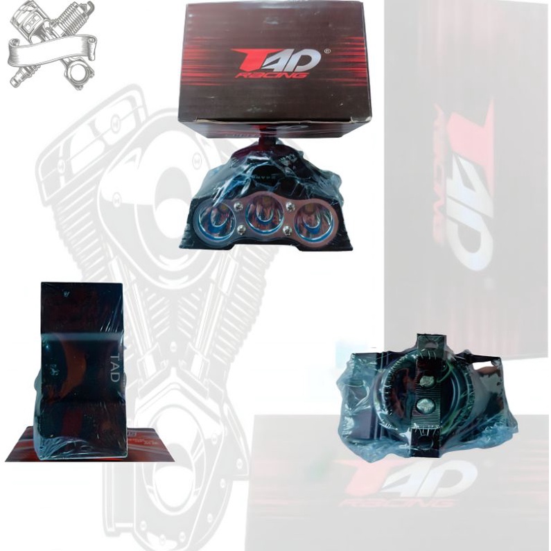 LAMPU TEMBAK LED BULAT 3 MATA