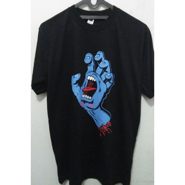 Terlaris Kaos Original Gildan Santa Cruz Skateboards "Hands"