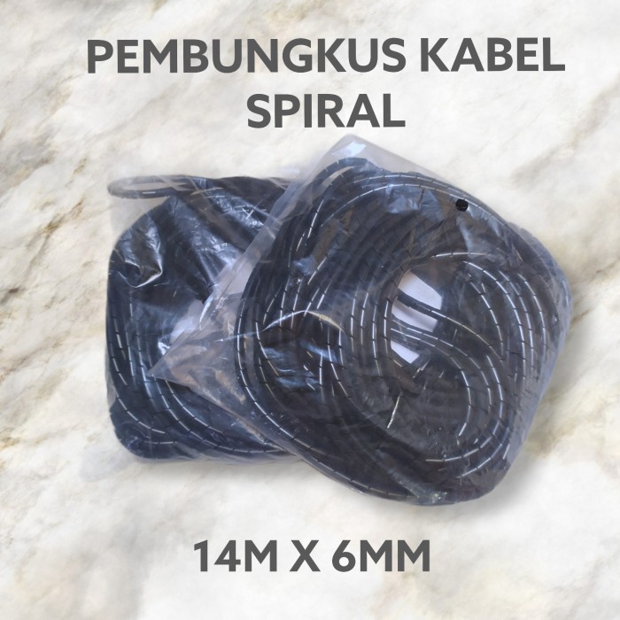 Terlaris Pembungkus Kabel Spiral Perapih Kabel Pelindung Kabel Spiral