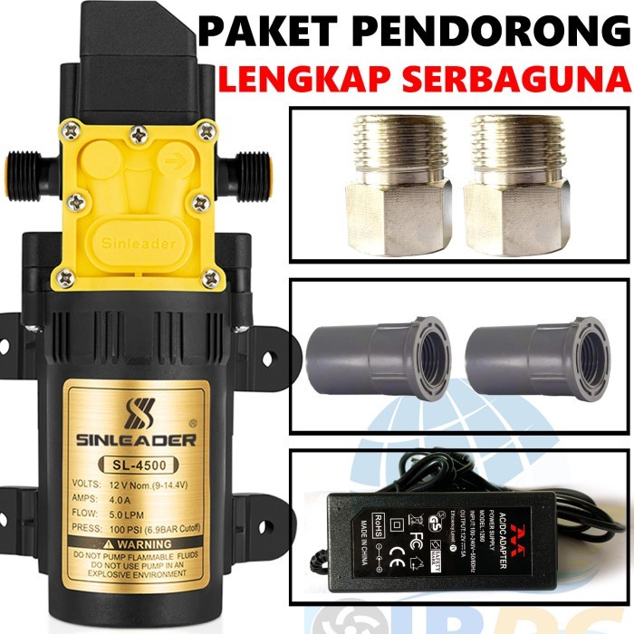 Paket Pompa Pendorong Serbaguna Otomatis Bertekanan tinggi - SL 4500