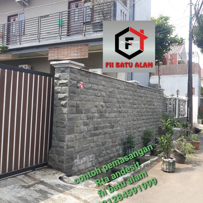 Batu alam rta andesit