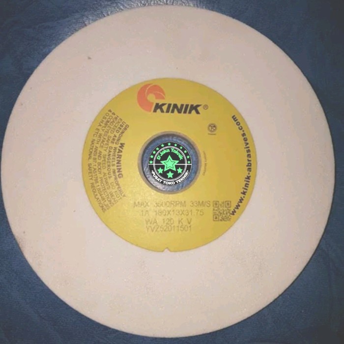 Batu Gerinda KINIK 180 x 13 x 31.75 - KINIK Grinding Wheel WA 120 KV1A