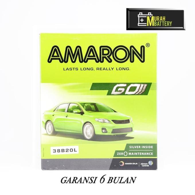 Aki Mobil Honda Mobilio NS40ZL / 38B20L Amaron GO Aki Kering 12v / 35A