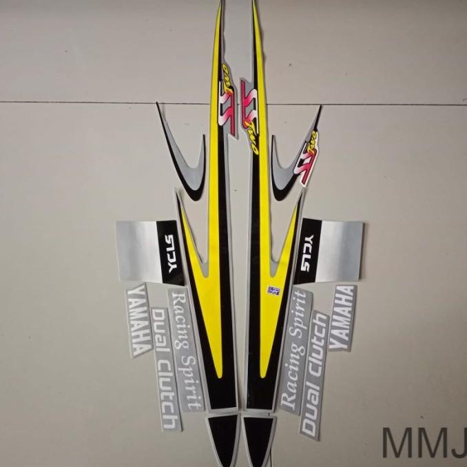Striping Yamaha fizr fiz r f1 zr sstwo ss2 silver lis kuning