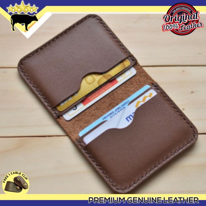 

Terlaris Credit Card Holder Genuine Leather Card Holder Kartu Kredit Handmade