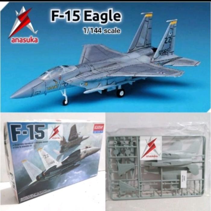 Pesawat F-15 Eagle Model Kit Miniatur Rakit