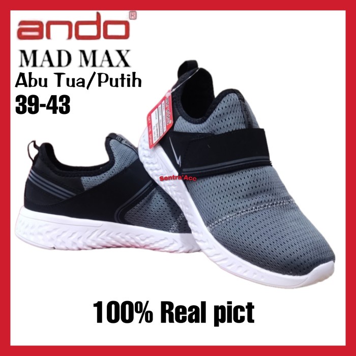 Terlaris Sepatu Ando Slip On Pria Madmax Sepatu Cowok Ando Sepatu Sneakers