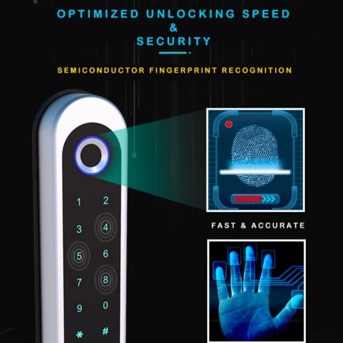 Smart Door Lock Haser S2 untuk Pintu Geser/Sliding Door