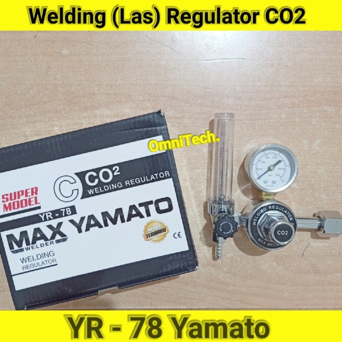 Welding Regulator Las Kepala Gas Tabung Co2 Co 2 Yamato Yr - 78