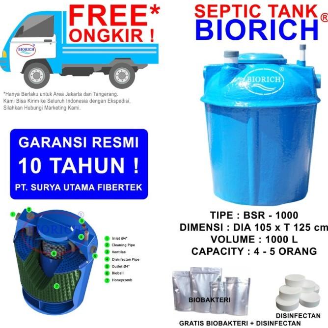 Septic Tank Bio 1000 Liter - Biotech - Biofil - Biotank - Best Seller