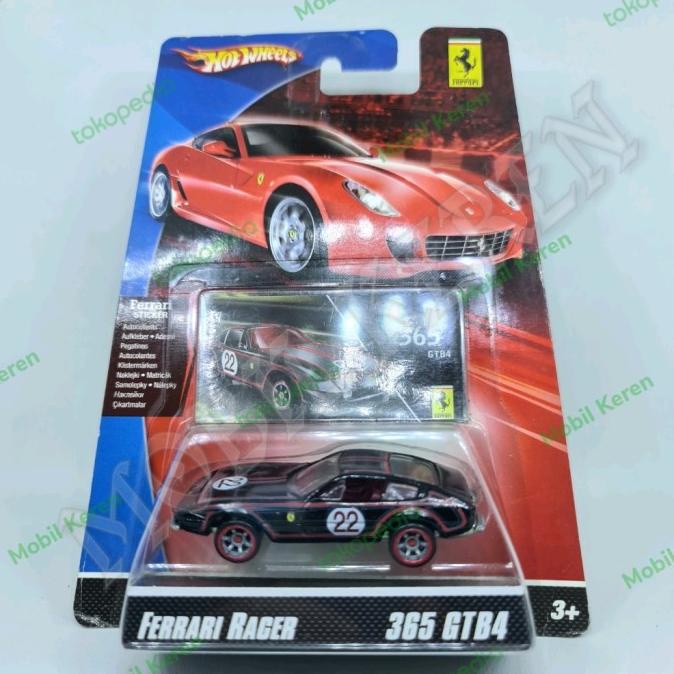 Hot Wheels Ferrari Racer Ferrari 365 Gtb4 Black