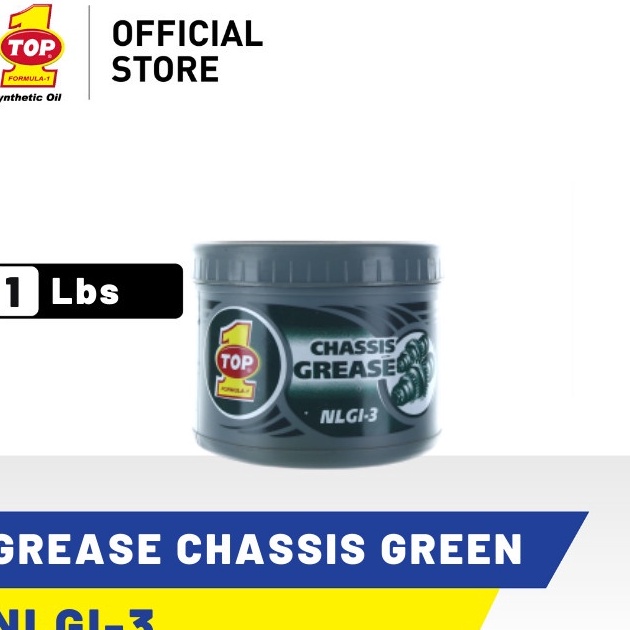 CHASSIS GREASE GEMUK STEMPET PELUMAS TOP 1 CHASSIS GREASE NLGI-3 HIJAU