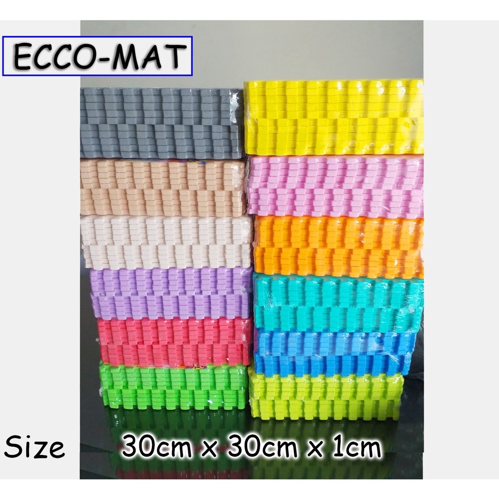 ➚Diskon ZP6QL Eva Matras Puzzle Polos (SOFT) Karpet Alas Lantai Bermain Anak Playmat 30x30x1cm J50 ➘