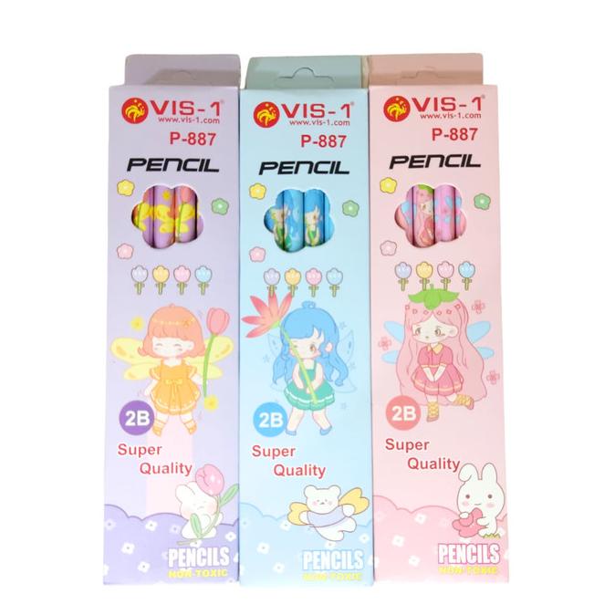 

VIS-1 Pensil Motif Kartun 887 Per Pack