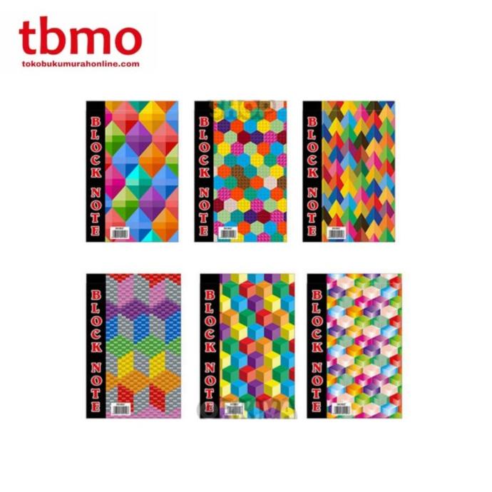 

TBMO BLOCK NOTE HORE 3D A5/KECIL MIX POP 1 / FLIPOVER / BUKU CATATAN