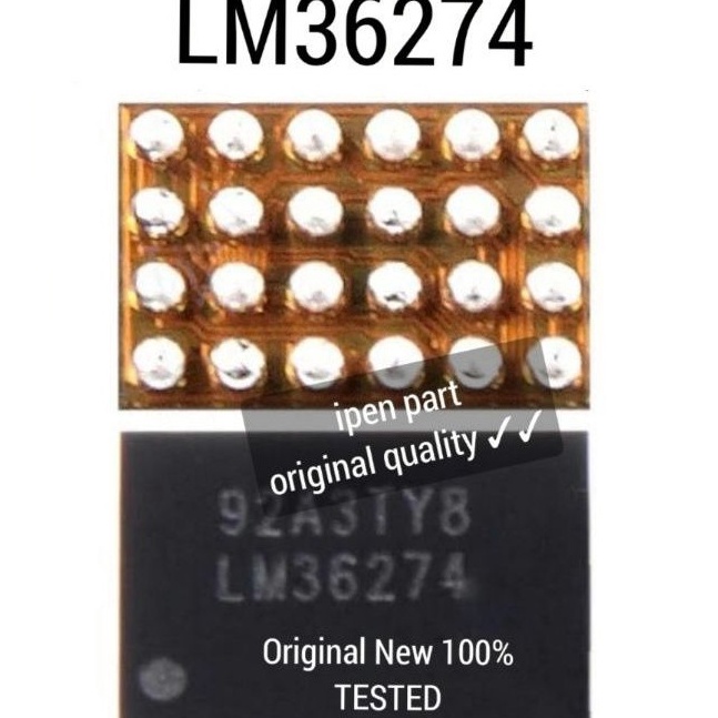 TERBARU  IC Lampu LM36274 Samsung A12 Original New Tested Display Light LM 36274