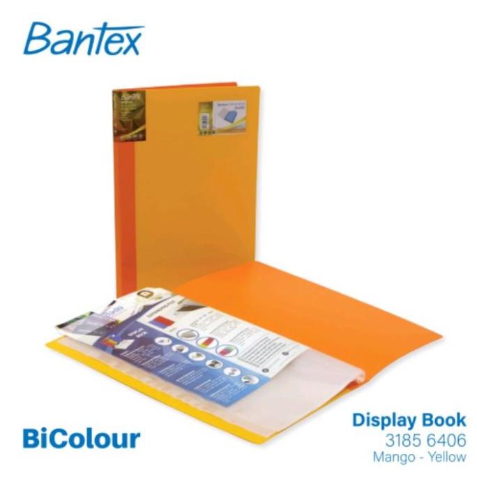 

Bantex BICOLOUR Display Book Folio 40 Pocket 3185 6406