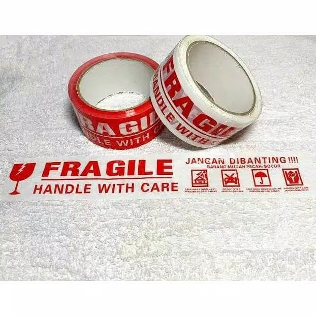 

LAKBAN OPP ABG 2 INCHI FRAGILE MERAH / PUTIH