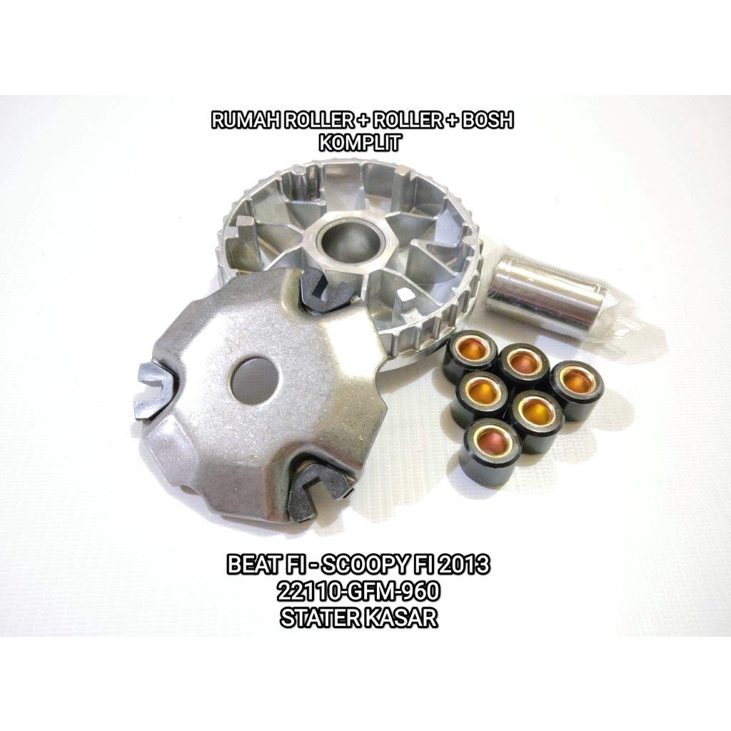 RUMAH ROLLER BEAT SCOOPY FI GFM KOMPLIT ROLLER GRADE SUPER