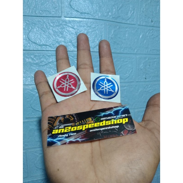 logo Yamaha timbul Red , blue #Mio,soul,Mio m3,Mio S,Xeon dll