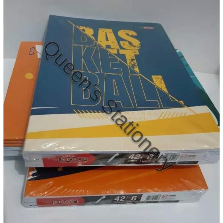 

Terbatas Big Boss Buku Tulis 42 Lembar ( 1 Pack isi 6 Buku) QMK