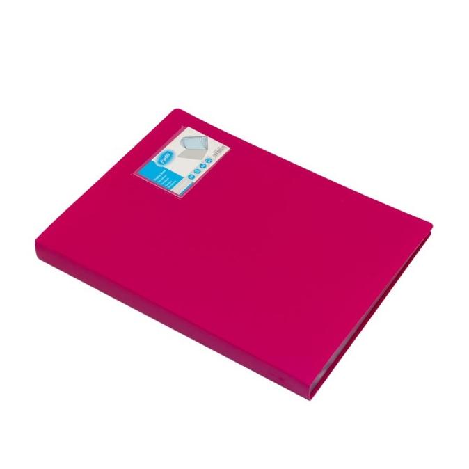 

PP DISPLAY BOOK A4 60 POCKETS MERAH TUA BANTEX 3147 09