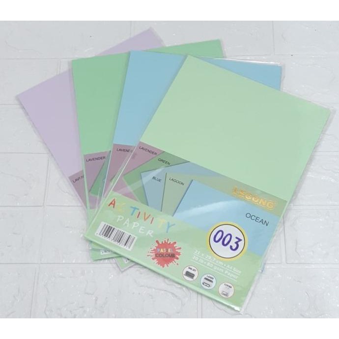 

KERTAS ORIGAMI ACTIVITY A4 LEGONG PASTEL POP 1 / KERTAS ORIGAMI POP 1