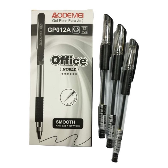 

Pulpen Gel Pen Office Aodemei Mastona GP012A 0.5mm (1 Lusin)
