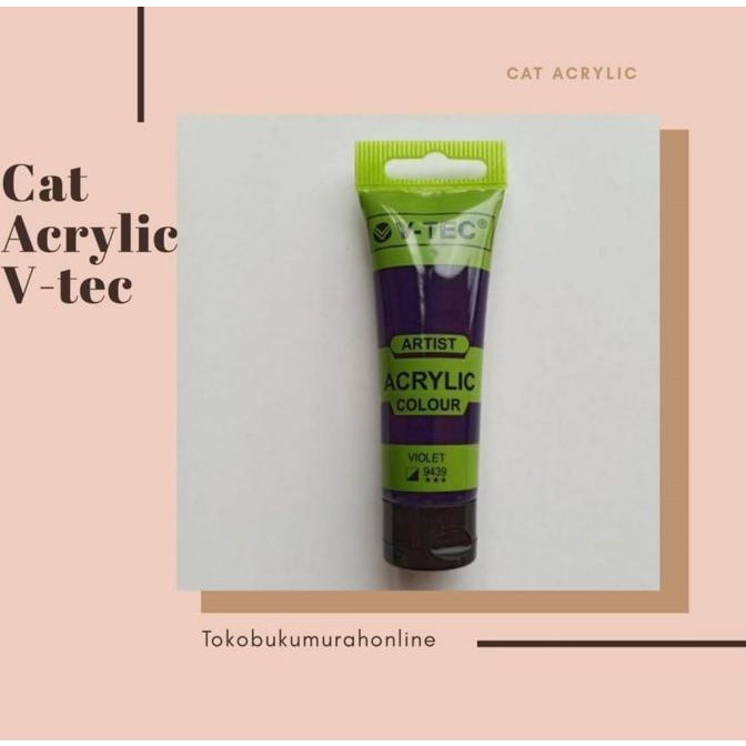 

CAT ACRYLIC/ ACRYLIC COLOUR VT-930A/35 ML V-TEC - 9439 VIOLET
