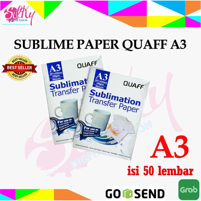Terlaris Kertas Sublime / Sublime Paper / A3 / Korea