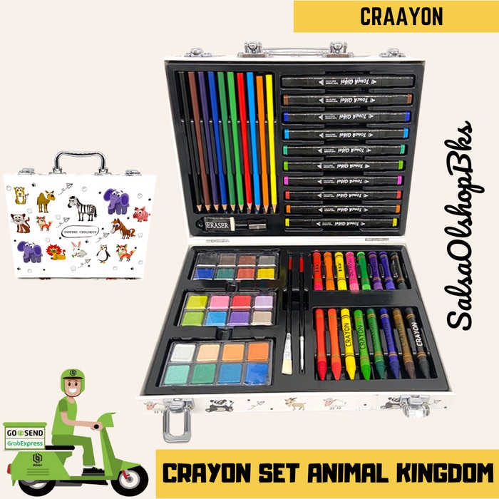 

Best Seller Crayon Set Motif Animal Kingdom Crayon Set Anak Lengkap