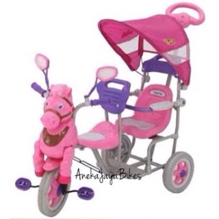 Terlaris Sepeda Roda 3 Family Kuda Boncengan