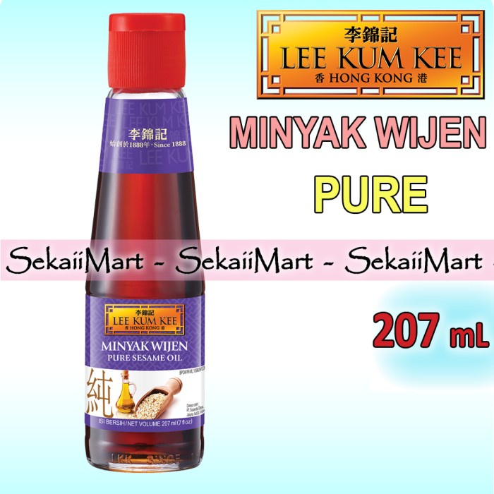 

Lee Kum Kee Nyak Wijen Murni 207Ml - Lkk Pure / Blended Sesame Oil