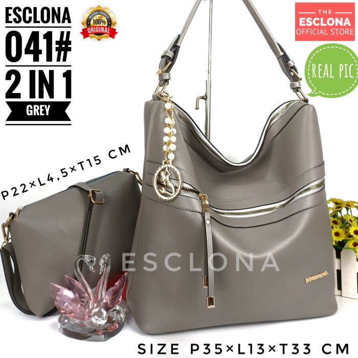 DISKON SPESIAL TAS WANITA TAS BAHU WANITA 041 SHOULDER BAG ESCLONA TAS SELEMPANG TERMURAH
