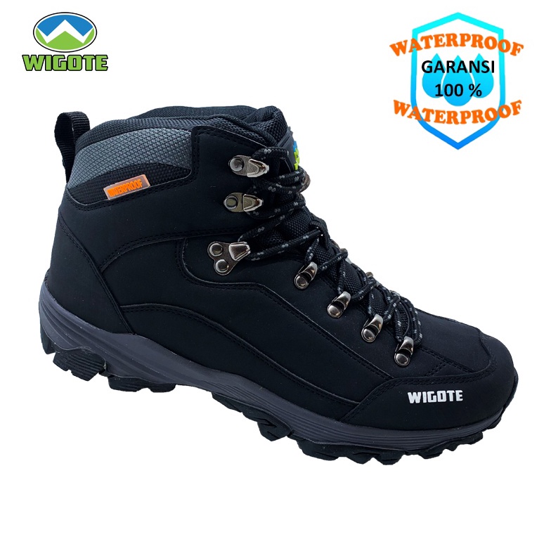 Best Product.. Sepatu Boots Waterproof Sepatu Gunung Sepatu Motor Safety Outdoor Wigote Hiking Outdo