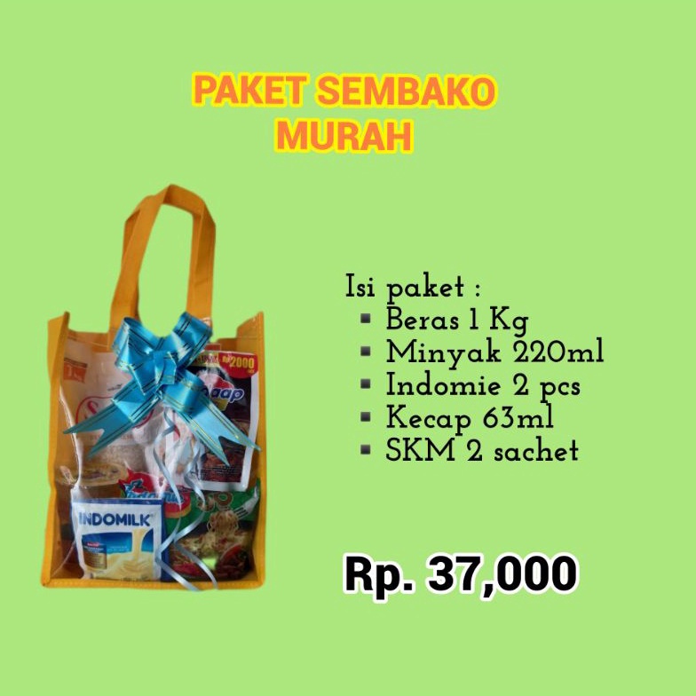 

Stok banyak PAKET SEMBAKO EKONOMIS 55