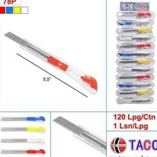 

Cutter Taco Kecil Transparan 78 Premium Murah sellanorimart