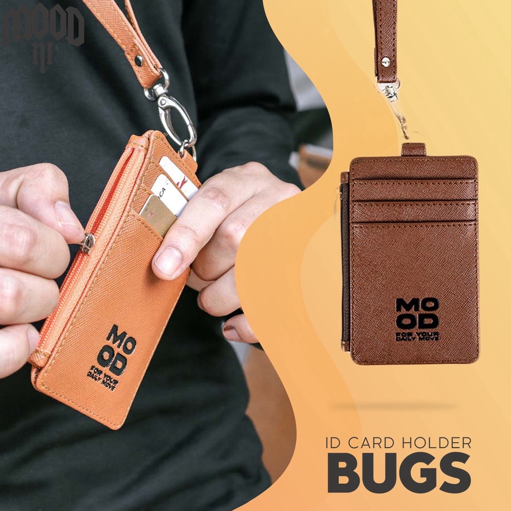 

[TVV] ID CARD HOLDER NAME TAG - BUGS POCKET by MOOD ADVENTURE Kirim Sekarang