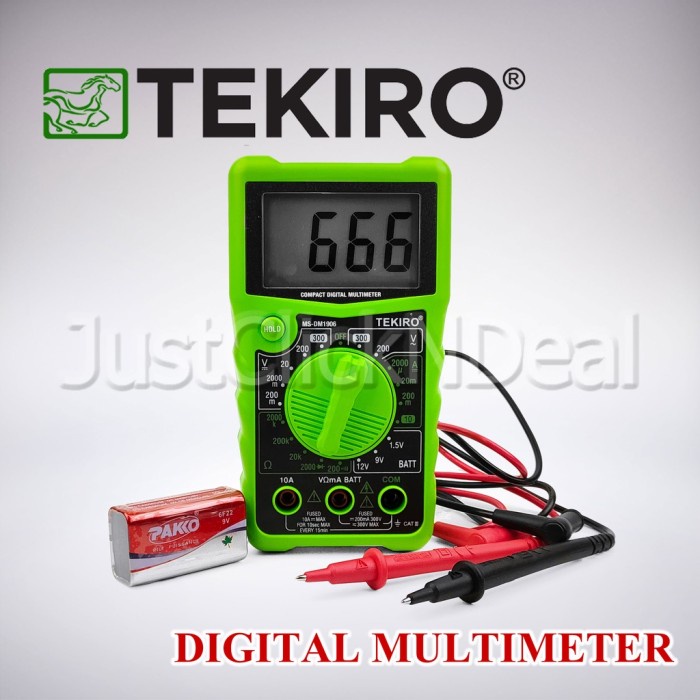 Tekiro Compact Digital Multimeter Multitester Avometer Original
