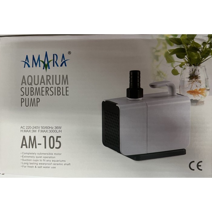 Amara AM 105 Pompa Air Akuarium dan Kolam Ikan