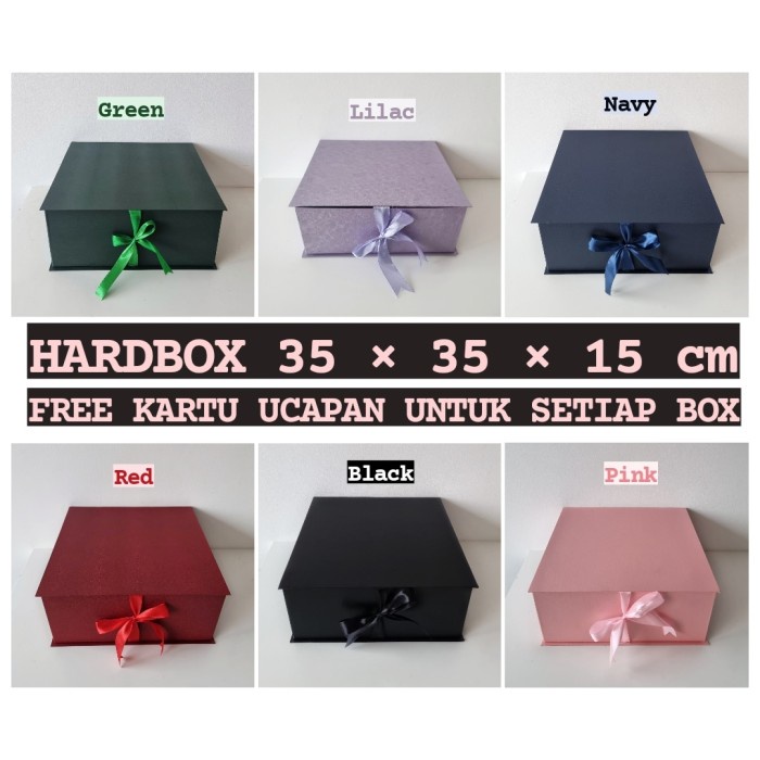 

Terlaris Hardbox 35X35X15 / Kotak Kado / Box Kado / Gift Box / Box Hampers