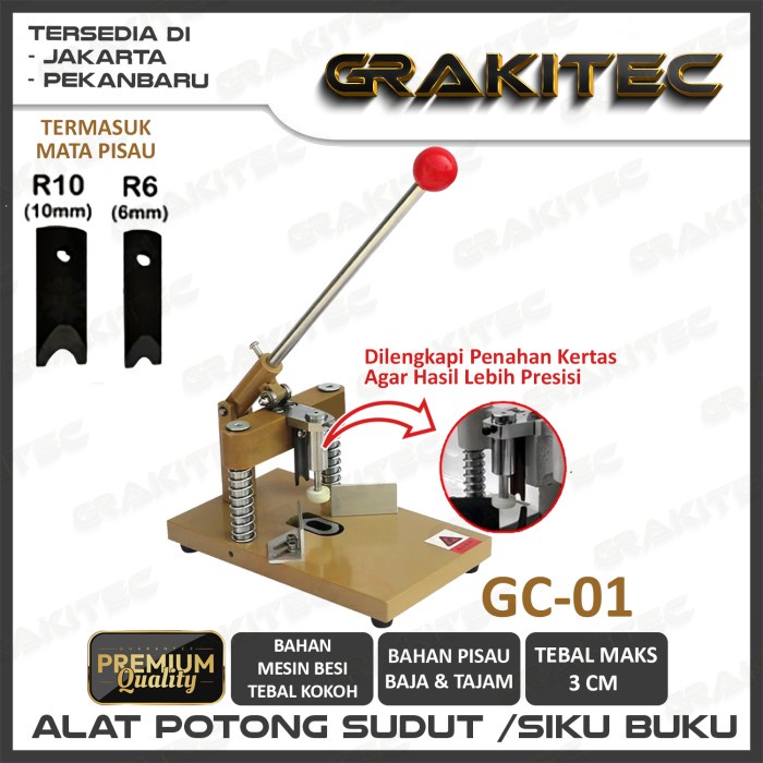

Terlaris Mesin Potong Sudut Buku / Potong Siku Buku / Kertas