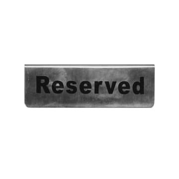 

Terlaris Papan Petunjuk Meja Reserved Stainless Reserved Table Signs