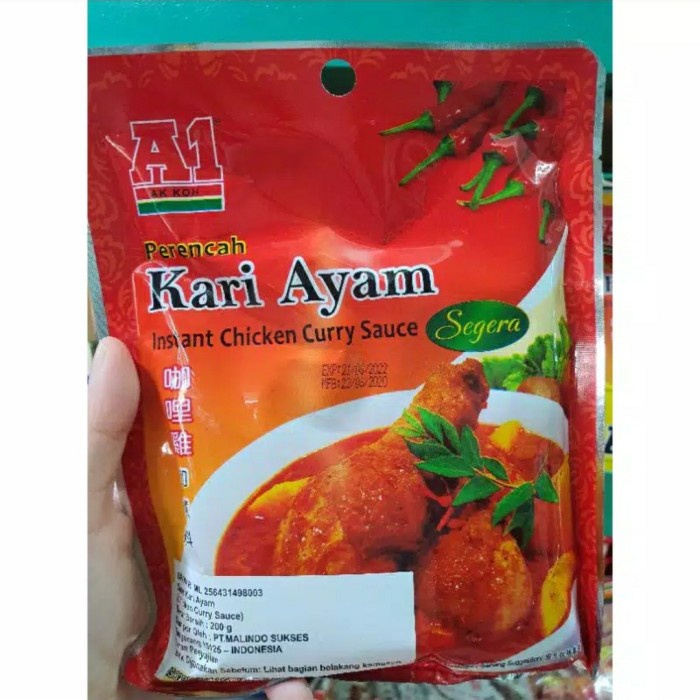 

A1 Kari Ayam Bumbu Instan 200Gram