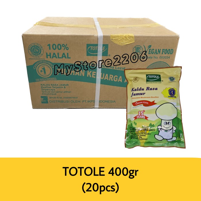 

[1 Dus] Totole Kaldu Rasa Jamur Halal 400 Gram / 400Gr [1 Dus] Isi 20