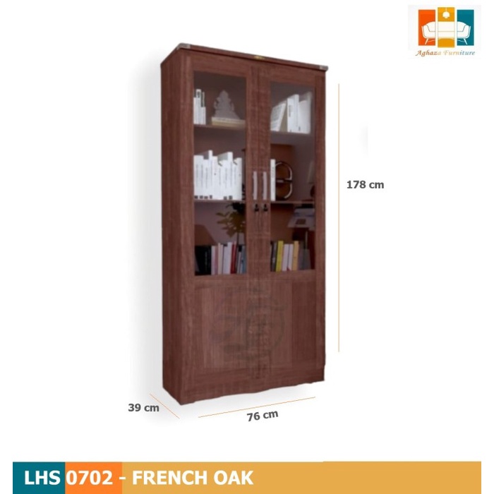 

Lemari Buku/ Lemari Hias/ Lhs 0702 0704 - Lhs 0702 Frenc
