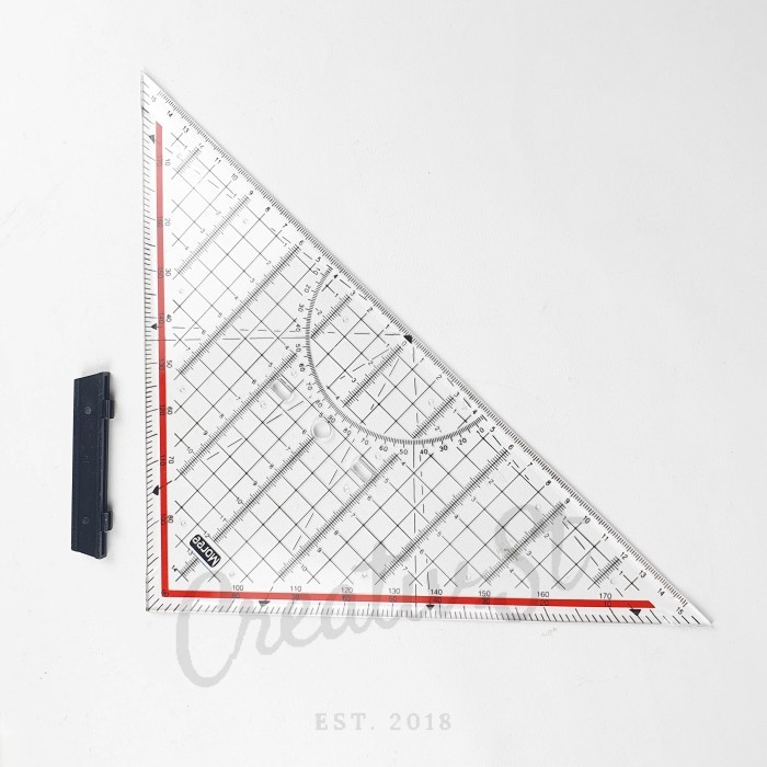 

Terlaris Moree Ruler Penggaris Segitiga Pegangan Arsitek Desain Interior