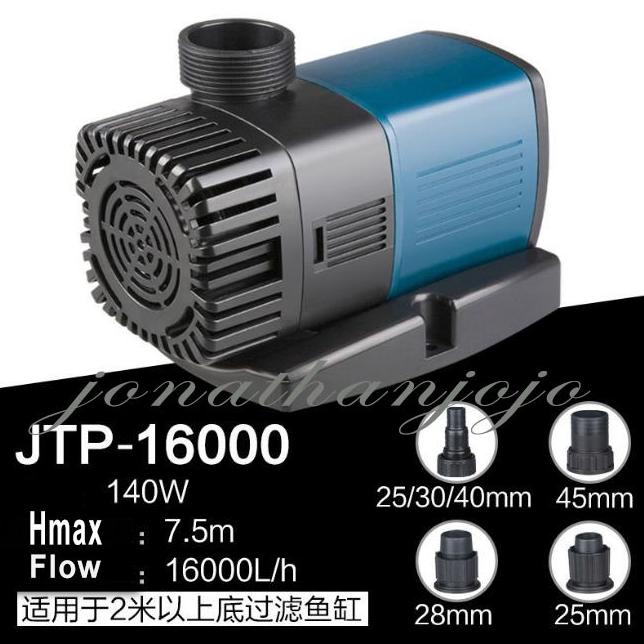 Sunsun Jtp 16000 Serie Pompa Hemat Listrik Low Watt Aquarium Kolam Koi