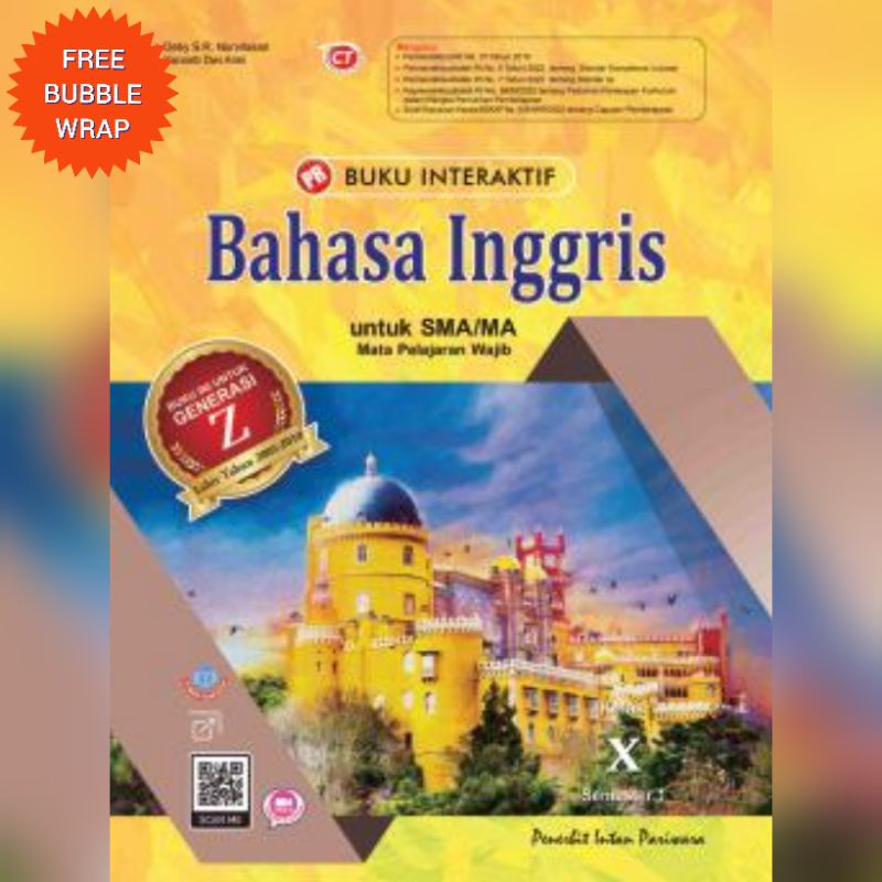 

BUKU LKS PR INTERAKTIF K13 BAHASA INGGRIS KELAS 10 SEMESTER 1 TAHUN 2023 PENERBIT INTAN PARIWARA SMA/SMK